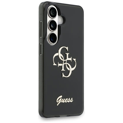 Suojakotelo Samsung Galaxy S26 S942:lle, Guess, IML Big Metal 4G Script, Musta