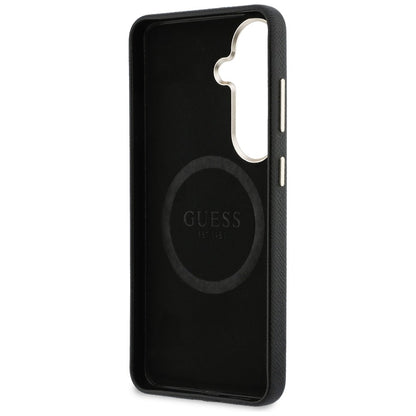 Case for Samsung Galaxy S26 S942, Guess, Rhinestone Round Logo, Black