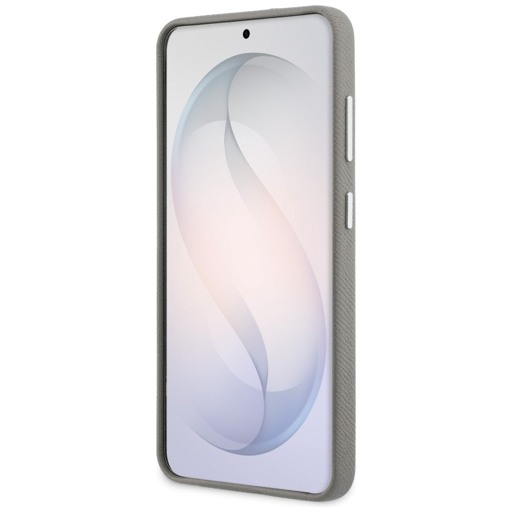 Case for Samsung Galaxy S26 S942, Karl Lagerfeld, Saffiano Karl & Choupette's Head Pin, Grey