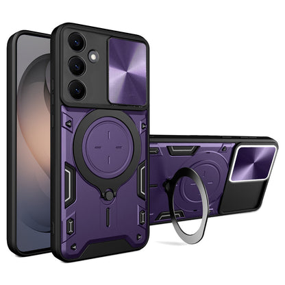 Kuori Samsung Galaxy S26 S942:lle, Techsuit, CamGuard Pro, Violetti