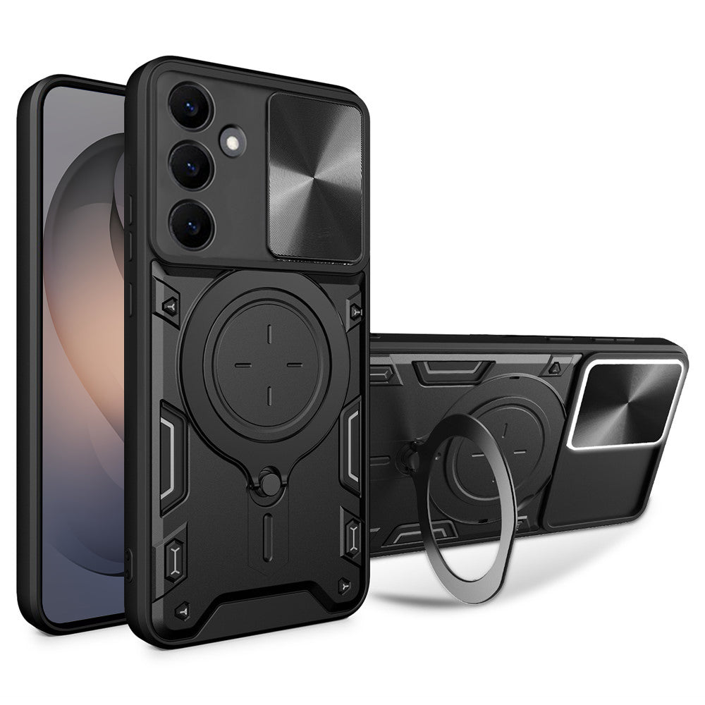Kuori Samsung Galaxy S26 S942:lle, Techsuit, CamGuard Pro, Musta