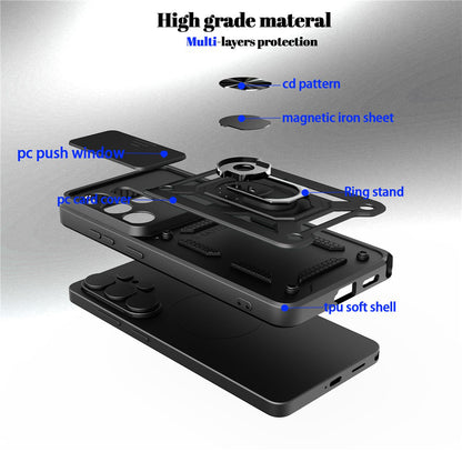 Case for Samsung Galaxy S26, Techsuit, CamShield, Rose Gold