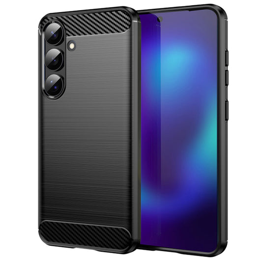 Kotelo Samsung Galaxy S26:lle, Techsuit, Hiilikuitu, Musta