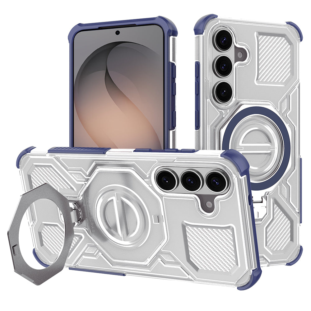 Kotelo Samsung Galaxy S26:lle, Techsuit, Carbon Shield Pro, Sininen