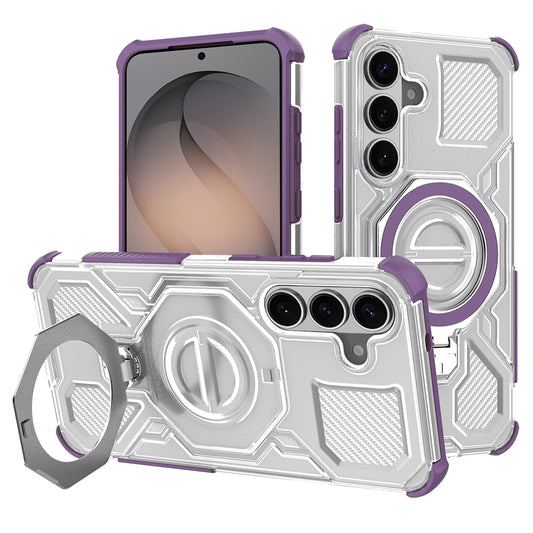 Kotelo Samsung Galaxy S26:lle, Techsuit, Carbon Shield Pro, Violetti