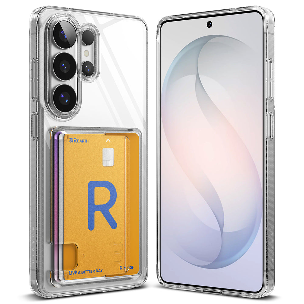 Suojakotelo Samsung Galaxy S26 Ultra, Ringke, Fusion Card, Läpinäkyvä