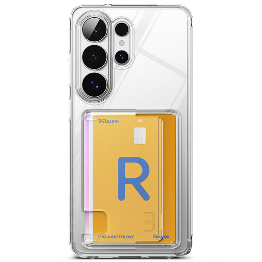 Suojakotelo Samsung Galaxy S26 Ultra, Ringke, Fusion Card, Läpinäkyvä