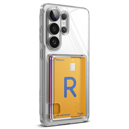 Suojakotelo Samsung Galaxy S26 Ultra, Ringke, Fusion Card, Läpinäkyvä