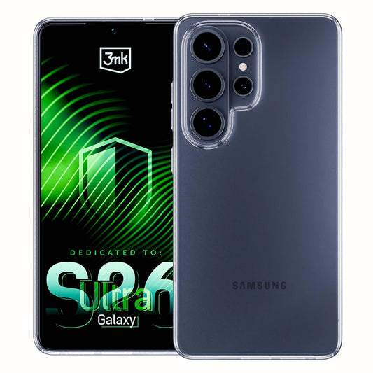 Kotelo Samsung Galaxy S26 Ultra S948:lle, 3MK, Kirkas, Läpinäkyvä