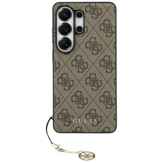 Suojakotelo Samsung Galaxy S26 Ultra S948:lle, Guess, 4G Classic Logo Charm, Ruskea