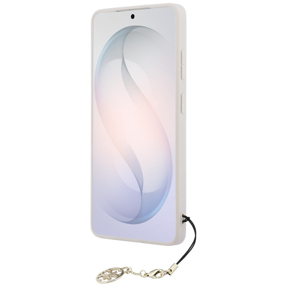 Suojakotelo Samsung Galaxy S26 Ultra S948:lle, Guess, 4G Classic Logo Charm, Pinkki