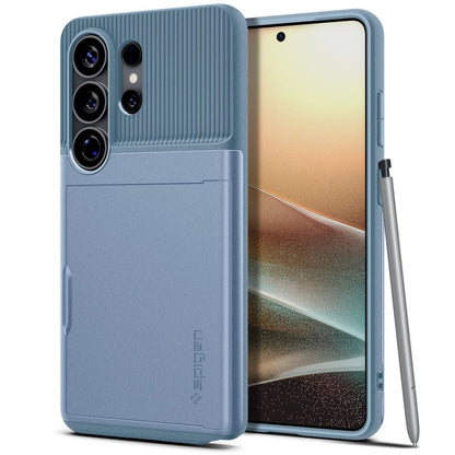 Kotelo Samsung Galaxy S26 Ultra S948:lle, Spigen, Slim Armor CS, Sininen ACS11225