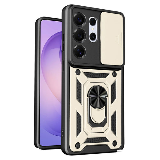 Kotelo Samsung Galaxy S26 Ultra, Techsuit, CamShield, Kultainen