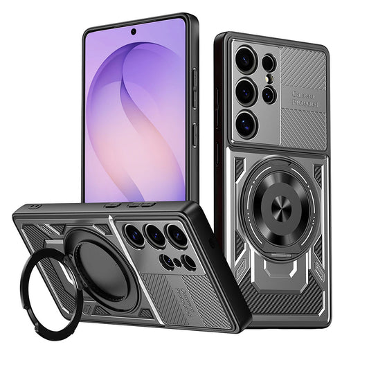 Kotelo Samsung Galaxy S26 Ultra, Techsuit, RuggedCam, Harmaa