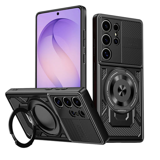 Suojakotelo Samsung Galaxy S26 Ultra, Techsuit, RuggedCam, Musta