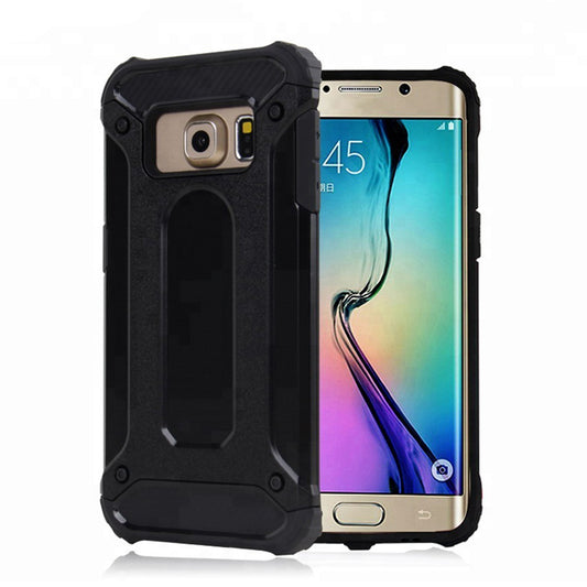 Kuori Samsung Galaxy S6 G920:lle, Techsuit, Hybrid Armor, Musta