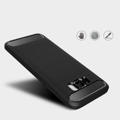 Case for Samsung Galaxy S8 G950, Techsuit, Carbon, Black