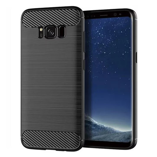 Kuori Samsung Galaxy S8 G950:lle, Techsuit, Hiili, Musta