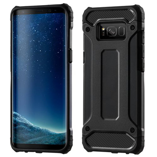 Kuori Samsung Galaxy S8+ G955:lle, Techsuit, Hybrid Armor, Musta