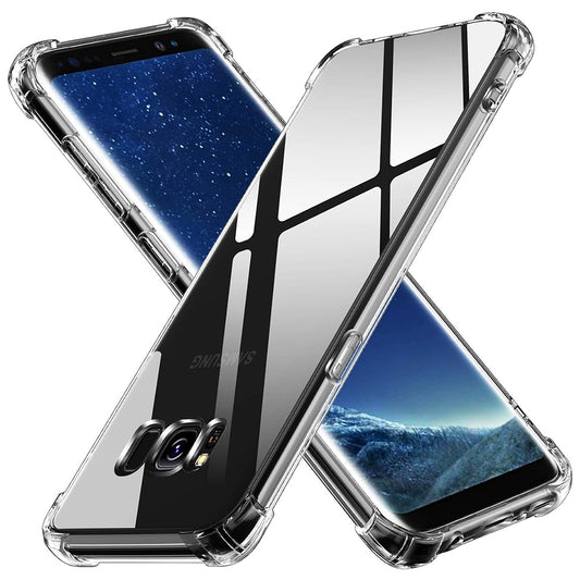 Kuori Samsung Galaxy S8+ G955:lle, Techsuit, Iskunkestävä Kirkas, Läpinäkyvä