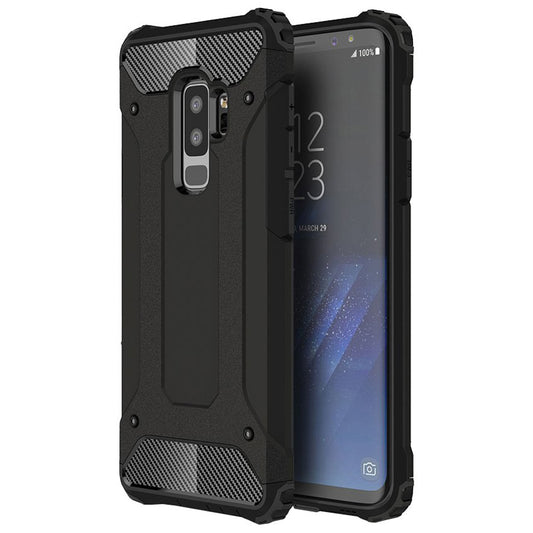 Case for Samsung Galaxy S9+ G965, Techsuit, Hybrid Armor, Black