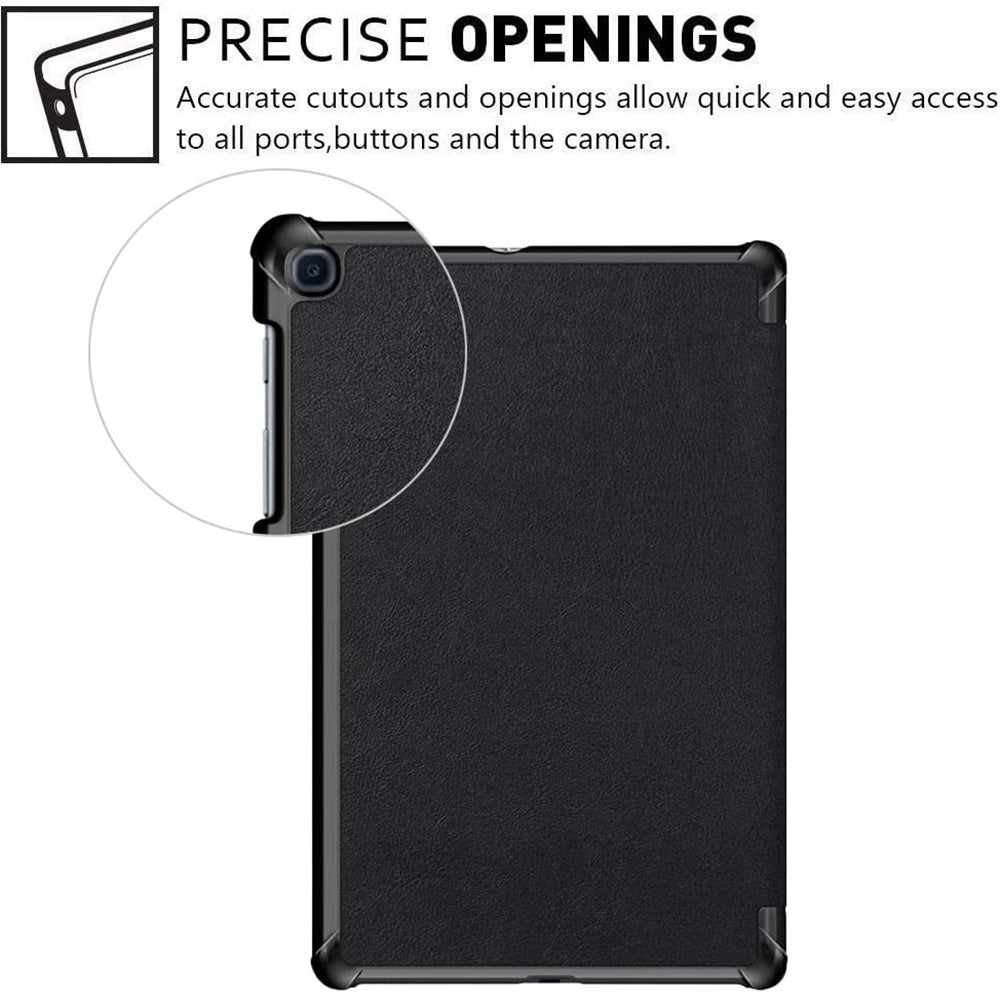 Kuori Samsung Galaxy Tab A 10.1 (2019) -tabletille, Techsuit, FoldPro, Musta