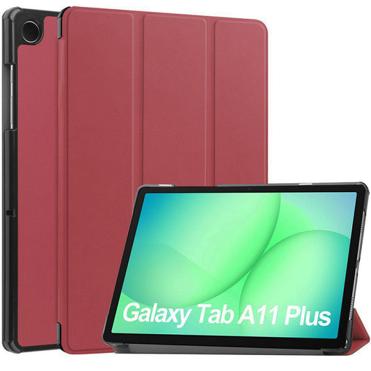 Kuori Samsung Galaxy Tab A11+ / Tab A9+ -tabletille, Techsuit, FoldPro, Punainen