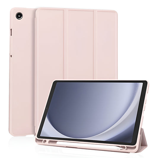 Kotelo Samsung Galaxy Tab A11 / Tab A9, Techsuit, Flex Trifold Uusi Malli, Pinkki