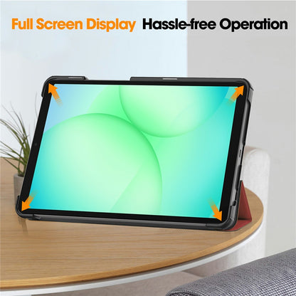 Kuori Samsung Galaxy Tab A11 / Tab A9:lle, Techsuit, FoldPro Uusi malli, Punainen
