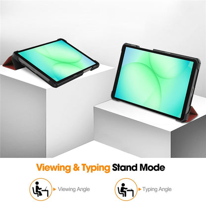 Kuori Samsung Galaxy Tab A11 / Tab A9:lle, Techsuit, FoldPro Uusi malli, Punainen