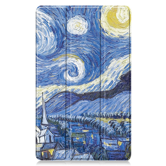 Kuori Samsung Galaxy Tab A11 / Tab A9:lle, Techsuit, FoldPro Starry Night Uusi malli, Monivärinen