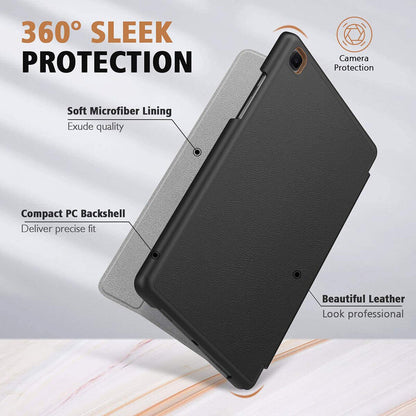 Kuori Samsung Galaxy Tab A7 Lite -tabletille, Techsuit, FoldPro, Musta