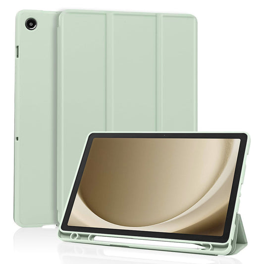 Kuori Samsung Galaxy Tab A9+:lle, Techsuit, Flex Trifold, Matcha Vihreä