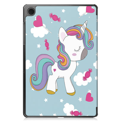 Kuori Samsung Galaxy Tab A9+:lle, Techsuit, FoldPro Unicorn, Monivärinen