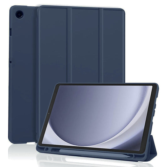 Suojakuori Samsung Galaxy Tab A11 / Tab A9:lle, Techsuit, Flex Trifold, Laivastonsininen