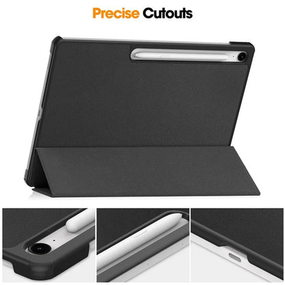 Case for Samsung Galaxy Tab S10 FE+, Techsuit, FoldPro, Black