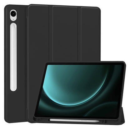 Kuori Samsung Galaxy Tab S10 FE / Tab S9 FE:lle, Techsuit, Flex Trifold, Musta