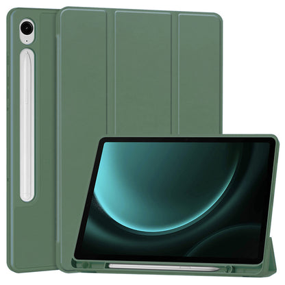 Suojakuori Samsung Galaxy Tab S10 FE / Tab S9 FE:lle, Techsuit, Flex Trifold, Vihreä