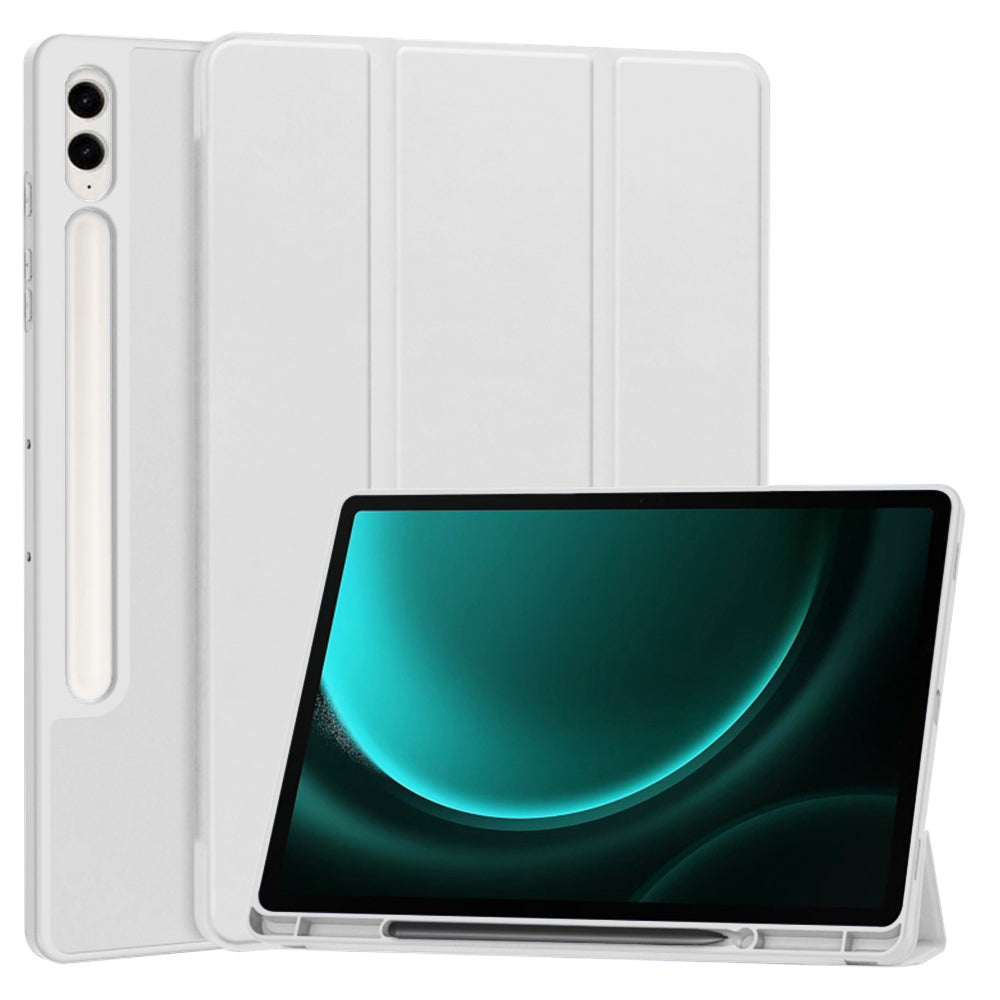 Case for Samsung Galaxy Tab S10+ / Tab S9 FE+ / Tab S9+, Techsuit, Flex Trifold, Gray