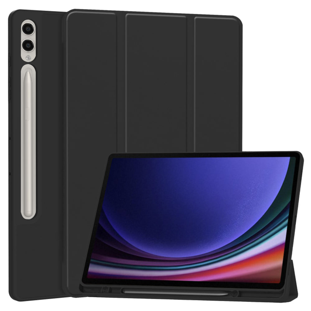 Suojakuori Samsung Galaxy Tab S10+ / Tab S9 FE+ / Tab S9+, Techsuit, Flex Trifold, Musta