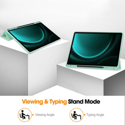 Suojakuori Samsung Galaxy Tab S10+ / Tab S9 FE+ / Tab S9+, Techsuit, Flex Trifold, Musta