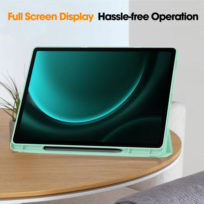 Suojakuori Samsung Galaxy Tab S10+ / Tab S9 FE+ / Tab S9+, Techsuit, Flex Trifold, Musta