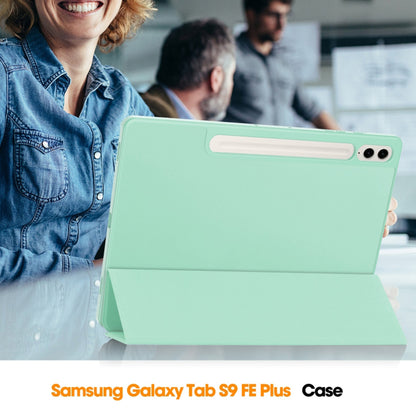 Suojakuori Samsung Galaxy Tab S10+ / Tab S9 FE+ / Tab S9+, Techsuit, Flex Trifold, Musta