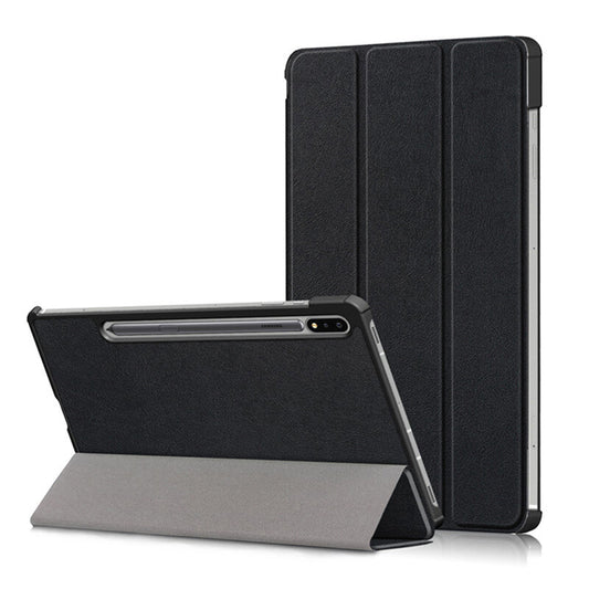 Kuori Samsung Galaxy Tab S10 Ultra / Tab S9 Ultra / Tab S8 Ultra -tabletille, Techsuit, FoldPro, Musta