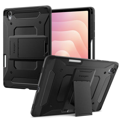 Suojakotelo Samsung Galaxy Tab S11:lle, Spigen, Tough Armor Pro, Musta
