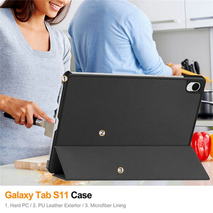 Kuori Samsung Galaxy Tab S11:lle, Techsuit, FoldPro, Musta