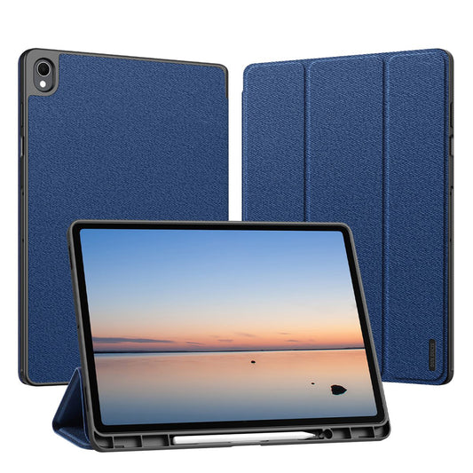 Suojakuori Samsung Galaxy Tab S12 Plus -tabletille, DUX DUCIS, Domo kynätelineellä, sininen