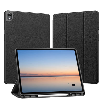 Suojakuori Samsung Galaxy Tab S12 Plus -tabletille, DUX DUCIS, Domo kynäpidikkeellä, musta