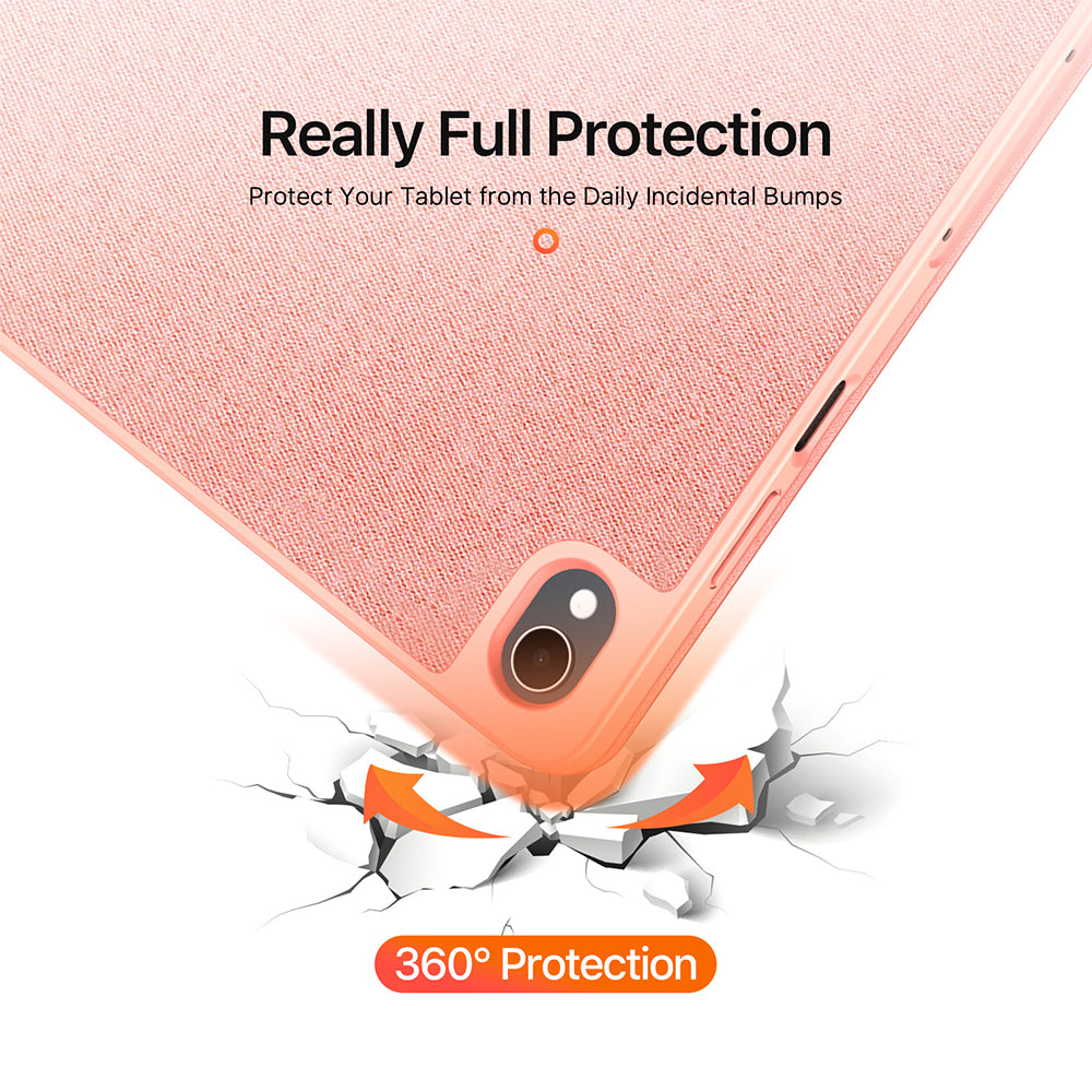 Suojakuori Samsung Galaxy Tab S12 Plus -tabletille, DUX DUCIS, Domo kynäpidikkeellä, musta