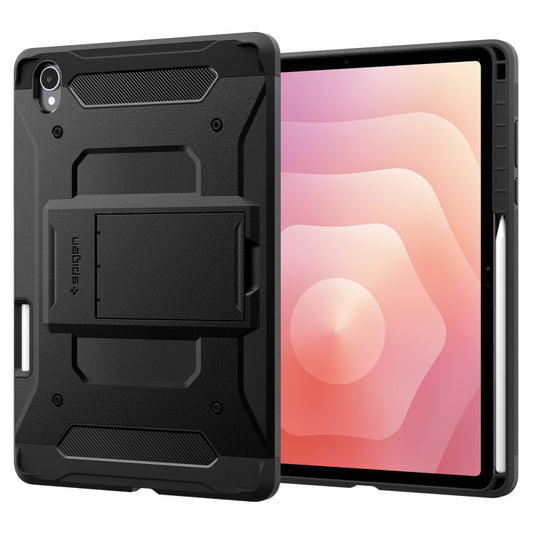 Kuori Samsung Galaxy Tab S12 Plus -tabletille, Spigen, Tough Armor Pro, Musta ACS11827